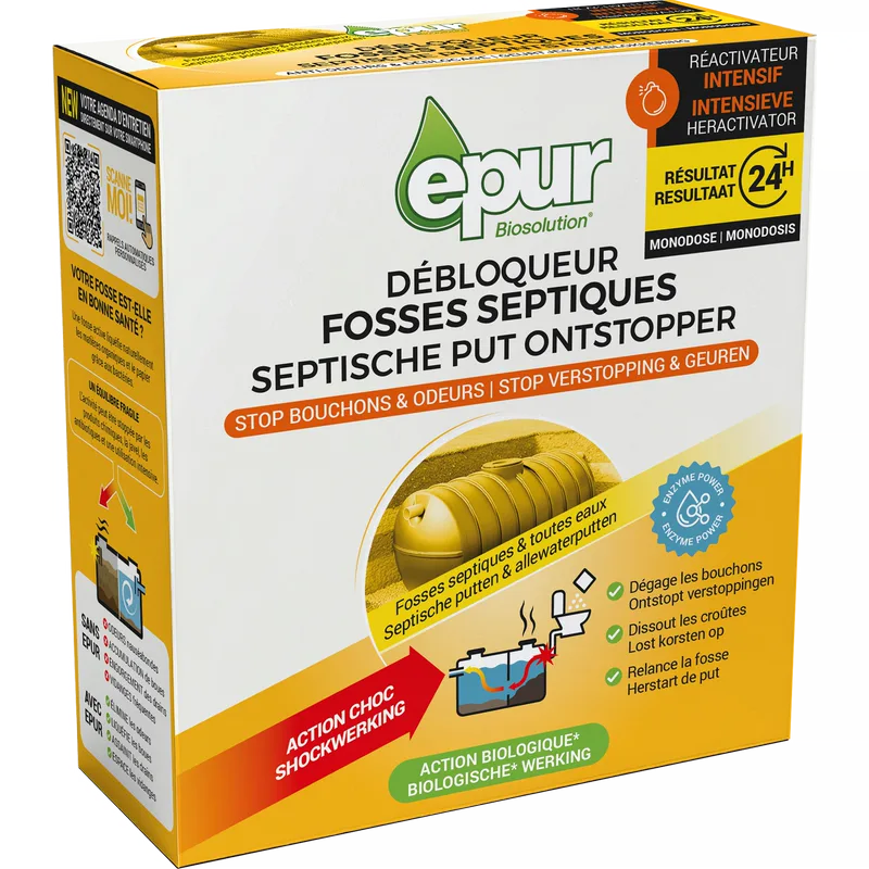 Débloqueur fosses septiques, 500 g