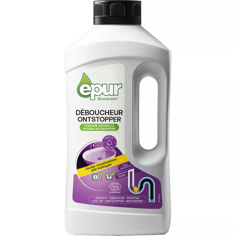 Déboucheur toutes canalisations soude gel, 1 L